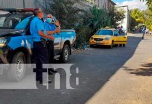 Taxi abandonado en Managua: Investigan si se usó para cometer robos Investigan taxi que fue abandonado en Managua