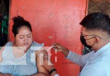 Jornada de inmunización contra el COVID-19 llega a Tipitapa Jornada de vacunación en un barrio de Tipitapa