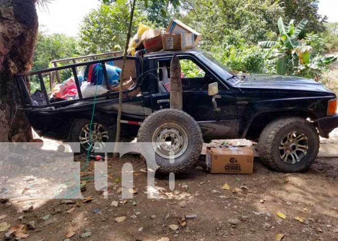 Escena del trágico accidente en Wiwilí, Jinotega