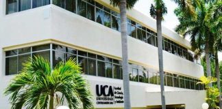Edificio dentro de la UCA Nicaragua