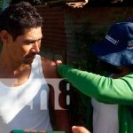 Barrio 30 de Mayo, en Managua, recibe a brigadistas de vacunación Jornada de vacunación en el barrio 30 de Mayo, Managua