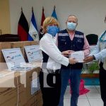 Nicaragua recibe 1.5 millones de jeringas de Alemania para reforzar vacunación Entrega de jeringas para vacunación por parte de Alemania a Nicaragua