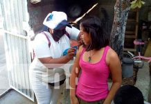 Vecinos de Batahola Sur, Managua, se vacunan contra el COVID-19 Jornada de vacunación en Batahola Sur, Managua