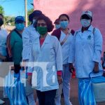 Completan esquemas de vacunacion en barrio Juan Emilio Menocal, Managua Jornada de vacunación en barrios de Managua