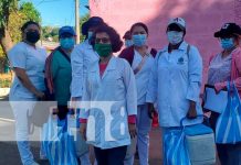 Jornada de vacunación en barrios de Managua
