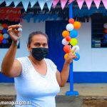 Trabajadora por cuenta propia de Managua recibe su casa digna Nueva vivienda digna para una familia en Managua
