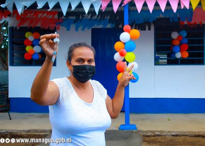 Nueva vivienda digna para una familia en Managua