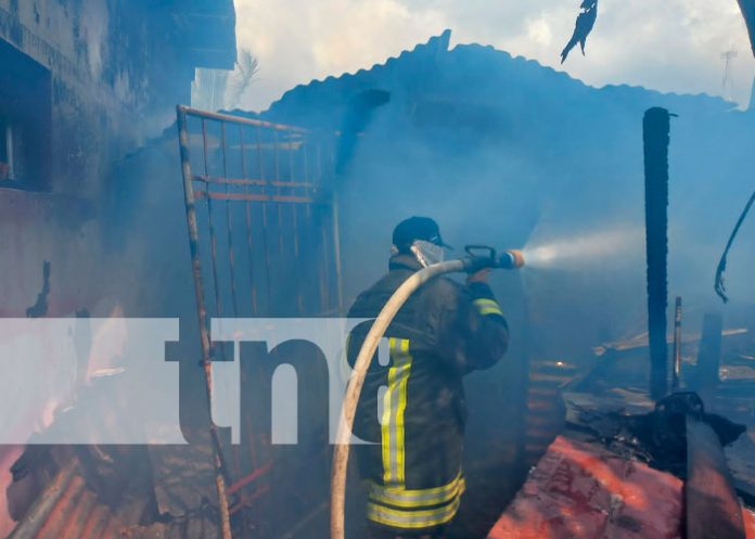 Incendio en una bodega de San Marcos deja grandes pérdidas