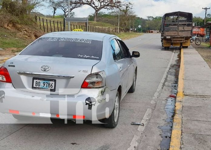 Registran accidente de tránsito en Matiguás