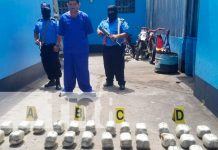 Policía Nacional de Matagalpa detiene a 8 sujetos e incauta 51 libras de marihuana