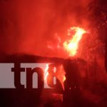 Incendio arrasa con cocina y parte de vivienda en Tipitapa Incendio arrasa con cocina y parte de vivienda en Tipitapa