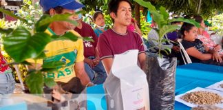 Feria del INTA con productores de café de Ticuantepe y El Crucero
