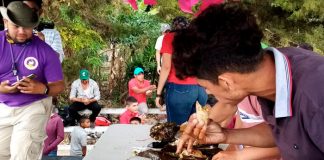 Juegos campesinos en la comunidad de Paxila Nicaragua
