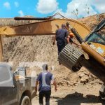 Trabajador de maquina pesada muere en accidente en Masaya Lugar del accidente en Masaya
