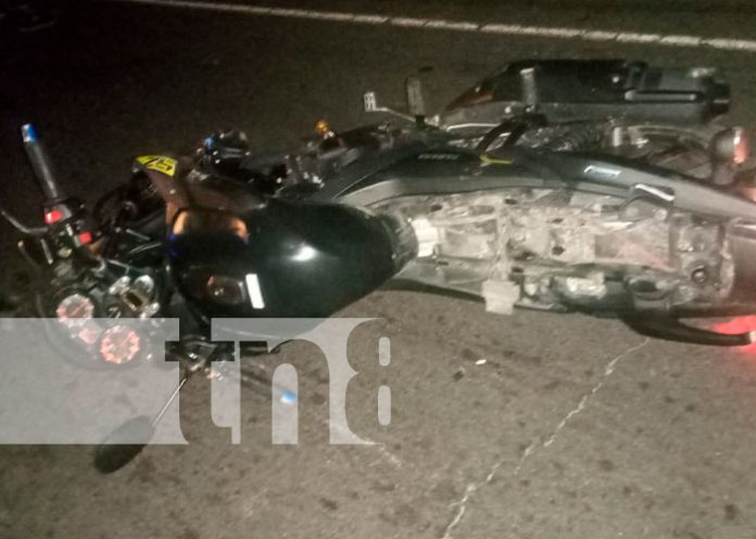 Motociclista resulta lesionado en accidente de tránsito en Totogalpa