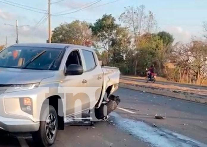 Accidente en el sector de Piedra Quemada, Nicaragua