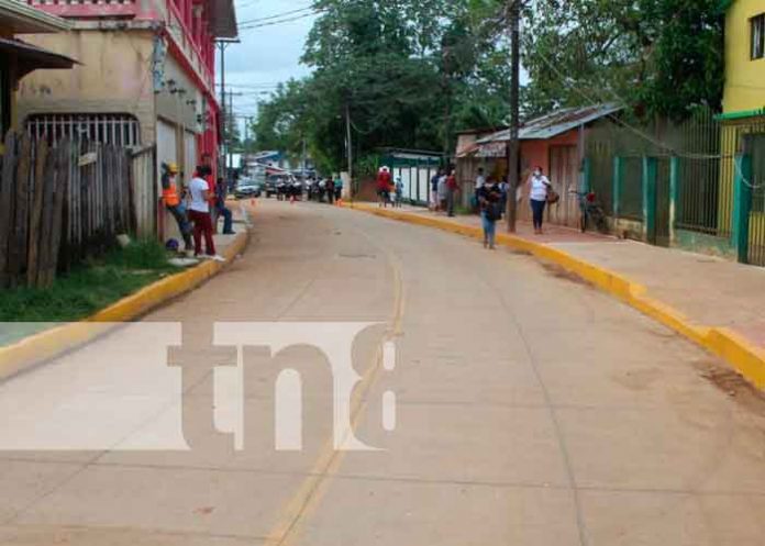 270 metros lineales de calle fueron inaugurados en Bluefields