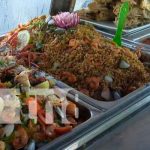 Feria del Mar promueve venta de mariscos y comida con precios solidarios en Managua feria del Mar en Managua