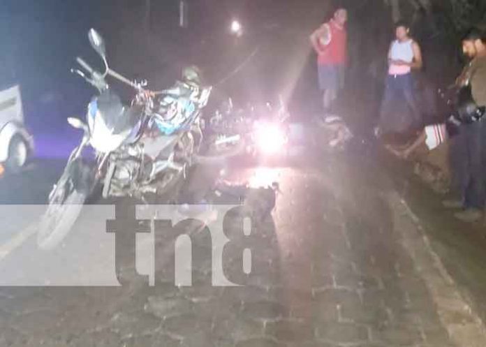 Accidente de tránsito deja una persona lesionada en Carazo