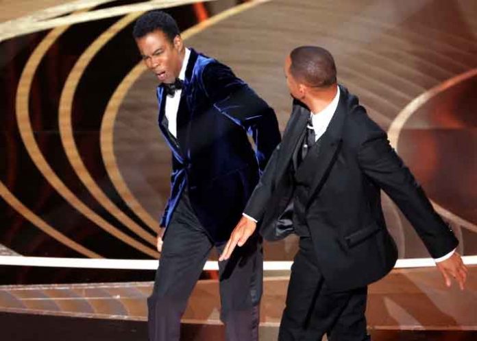 1 ¡Escándalo en los Oscars!, Will Smith abofeteó a Chris Rock
