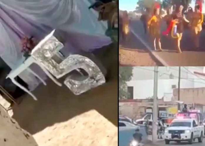 Pánico en Sinaloa balacera acaba con fiesta de quinceañera y un carnaval