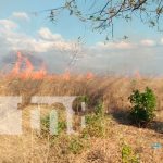 Incendio forestal afectó más de 20 manzanas en Juigalpa, Chontales Incendio Forestal Afecta más de 20 Manzanas en Juigalpa, Chontales