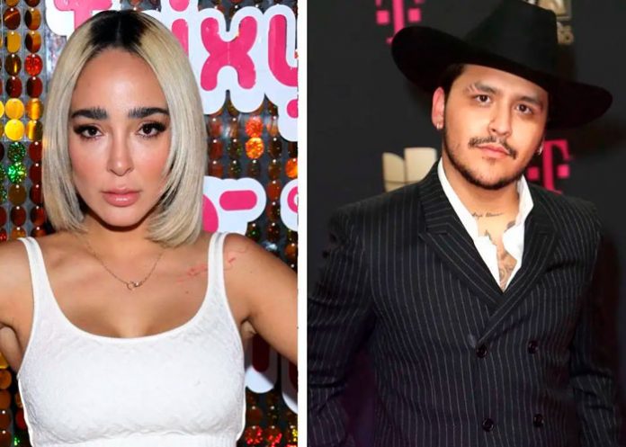 Manelyk se le lanzó con todo a Christian Nodal