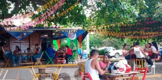 Familias nicaragüenses visitaron Granada este fin de semana