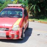 Vuelco en Bluefields deja a un taxista lesionado