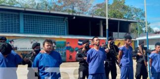 Supuestos delincuentes por varios delitos tras las rejas en Carazo