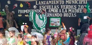Realizan el lanzamiento de las escuelas verdes en Carazo