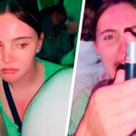 TikTok: Mujer marca a hombres desconocidos con su labial Mujer marca a hombres con labial dentro de una discoteca