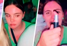 TikTok: Mujer marca a hombres desconocidos con su labial Mujer marca a hombres con labial dentro de una discoteca