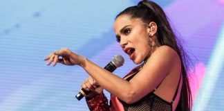 La brasileña Anitta en la cima global de Spotify con su sencillo "Envolver"