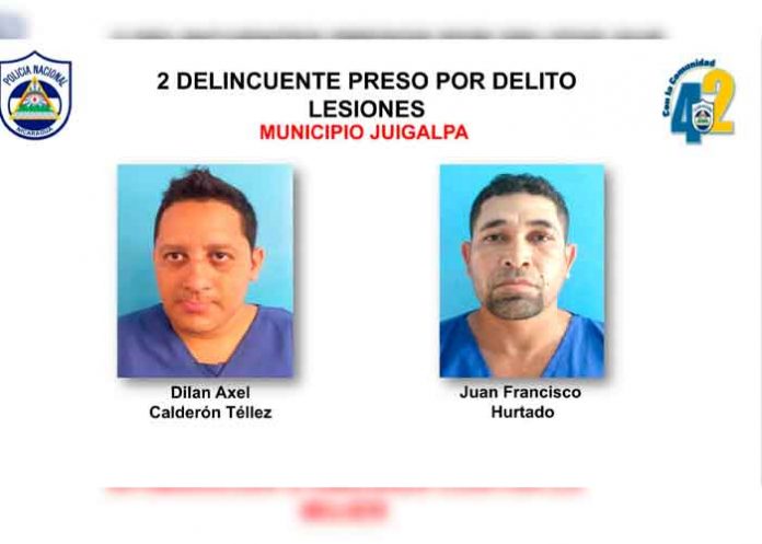 2 Delincuentes detenidos en Chontales