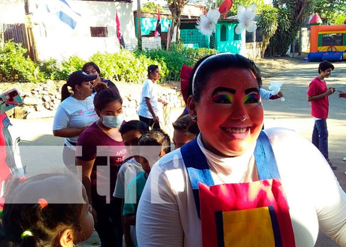 Así celebran en los barrios de Managua el 