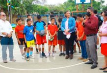 Inauguración de parques en Managua