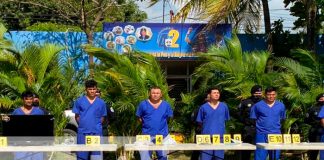 Presuntos delincuentes detenidos en los municipios de Chinandega