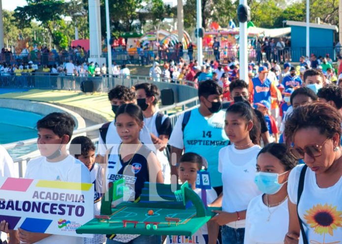 3 Atletas celebran el 170 aniversario de Managua de ser elevada a capital