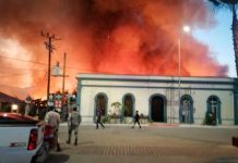 Baja California es afectada por un incendio que casi consume 40 casas incendio en México, Baja California
