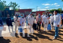 Vacunas en reparto San Andrés, Managua
