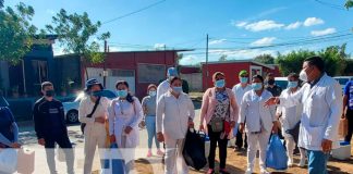 Vacunas en reparto San Andrés, Managua