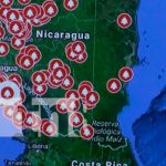 Mapa de bellezas naturales en Nicaragua: áreas protegidas, parques y reservas presentación de mapas naturales de Nicaragua