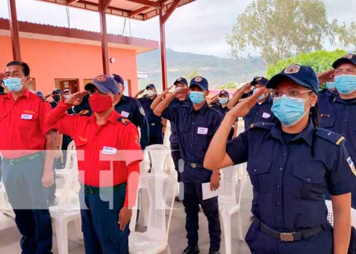 Bomberos de Matagalpa se preparan