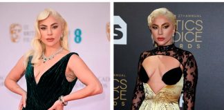 Lady Gaga hace presencia en dos alfombras rojas en una misma noche
