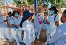 Completan e inician esquemas de vacunación anti-COVID en Ciudad Sandino Jornada de vacunación en Ciudad Sandino
