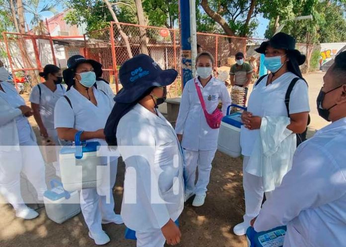 Jornada de vacunación en Ciudad Sandino