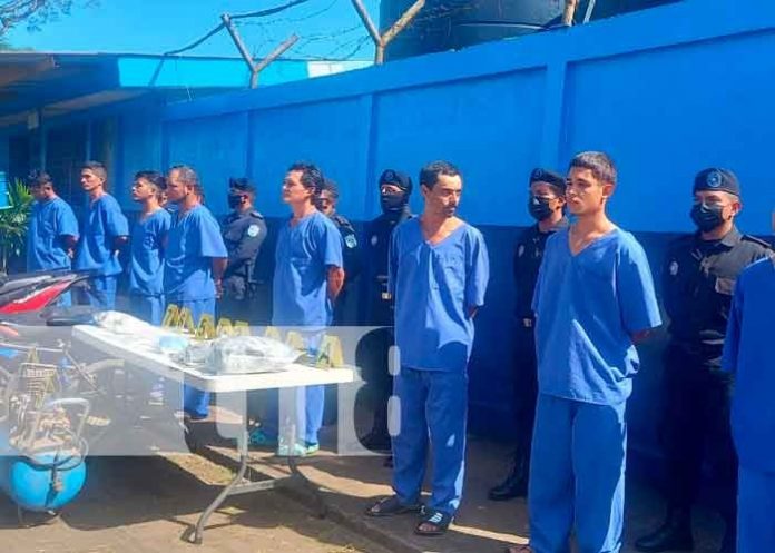 Autoridades policiales de Río San Juan detienen a 10 presuntos delincuentes