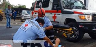 Accidente de tránsito en sector de la Quinta Nina, Managua