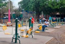 Familias de Batahola Norte, Managua, con espacio público rehabilitado Rehabilitación del parque en Batahola Norte, Managua